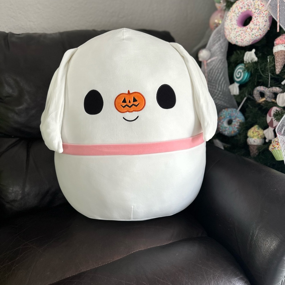 Squishmallow Zero Ghost Dog Nightmare Before Christmas Disney Plush 20" Large